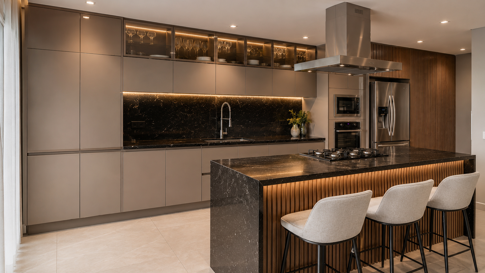 Cozinha contemporânea planejada
